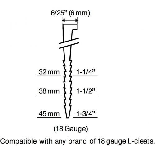  [아마존베스트]Estwing EF18GLCN Pneumatic 18-Gauge 1-3/4 L-Cleat Flooring Nailer Ergonomic and Lightweight Nail Gun with No-Mar Baseplates for Tongue and Groove, Hardwood, Bamboo, and Engineered