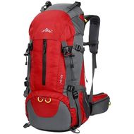 Esup Hiking Backpack, 50L Mountaineering Backpack with 45L+5L Rain Cover