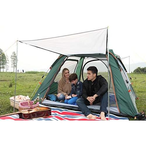  Esup Camping Tent, 4-5 Person Outdoor Lightweight Instant Automatic pop up Backpacking Beach Tents for Outdoor Hunting, Hiking, Climbing, Travel