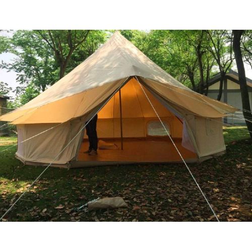  Esup DANCHEL OUTDOOR Cotton Bell Tent with Front Awning Rain Fly and Footprint.