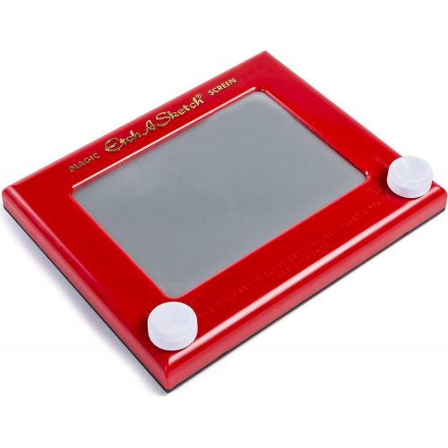  [아마존베스트]Etch A Sketch, Classic Red Drawing Retro Toy with Magic Screen, for Ages 3 and Up