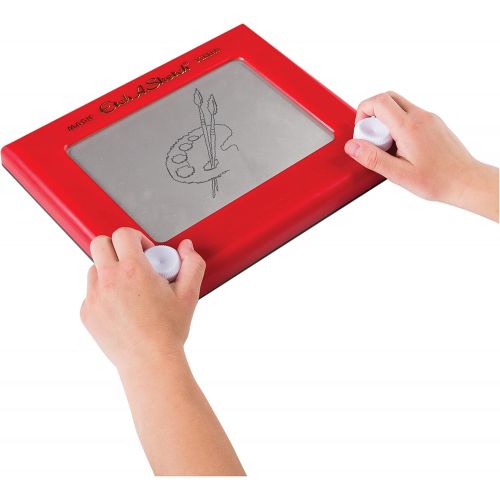  [아마존베스트]Etch A Sketch, Classic Red Drawing Retro Toy with Magic Screen, for Ages 3 and Up