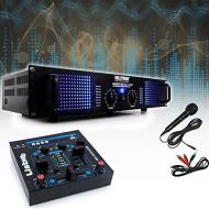 [아마존베스트]Etc-shop Pa Dj 2400Watt Amplifier USB MP3Mixer RCA Cable Microphone DJ 209