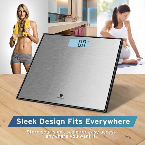  [아마존 핫딜]  [아마존핫딜]Etekcity Stainless Steel Digital Body Weight Bathroom Scale, Step-On Technology, 400 Pounds