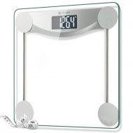 [아마존 핫딜]  [아마존핫딜]Etekcity Digital Body Weight Bathroom Scale with Step-On Technology, 440 Pounds, Body Tape Measure...
