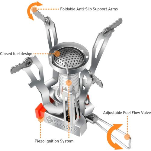  [아마존 핫딜]  [아마존핫딜]Etekcity Ultralight Portable Outdoor Backpacking Camping Stove with Piezo Ignition