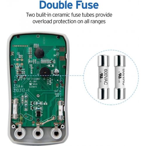  [아마존 핫딜] [아마존핫딜]Etekcity Auto-Ranging Digital Multimeter, AC/DC Amp Ohm Voltage Tester Meter with Resistance Continuity Capacitance and Diode Test