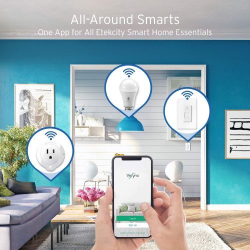  [아마존핫딜][아마존 핫딜] 3 Way Smart Light Switch by Etekcity, Works with Alexa and Google Home, Neutral Wire Required, 15A/1800W, ETL/FCC Listed, 2-Year Warranty (2 Pack)