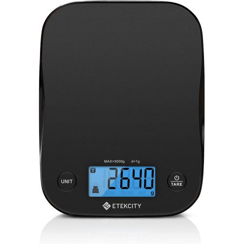  Etekcity Food Scale Digital Kitchen Weight Grams and Ounces for Baking and Cooking, 1g Division, Black: Kitchen & Dining