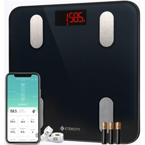  [무료배송]Etekcity Scales for Body Weight Bathroom Digital Weight Scale for Body Fat, Smart Bluetooth Scale for BMI, and Weight Loss, Sync 13 Data with Other Fitness Apps