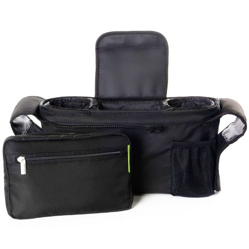  [아마존베스트]Ethan & Emma Baby Stroller Organizer with Cup Holders - Baby Shower Gift - Secured Fit, Extra Storage, Easy Installation - Universal Stroller Organizer for Smart Moms