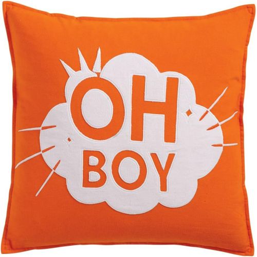  Ethan Allen | Disney Mickey Mouse Oh Boy Pillow, Carrot