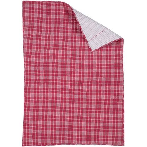  Ethan Allen | Disney Ticking Stripe Minnie Mouse Toddler Quilt, Minnie Pink (Dark Pink)