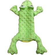 Ethical Pets 54093 Skinneeez Extreme Stuffing Free Dog Toy, 14, Frog, Green