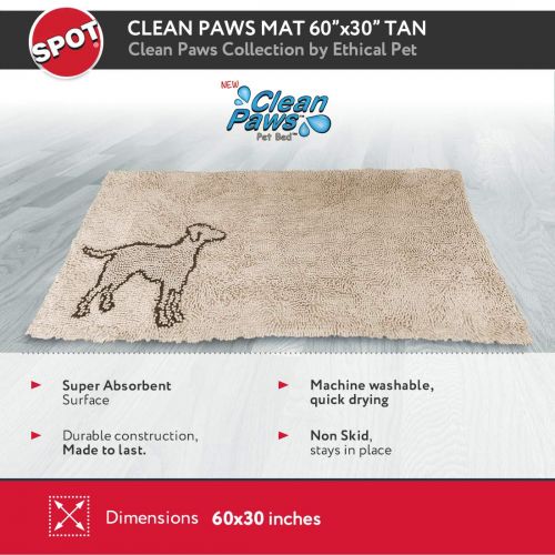  Ethical Pets Clean Paws Micro Fiber Dog Mat