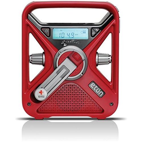  [아마존핫딜][아마존 핫딜] Eton American Red Cross Emergency NOAA Weather Radio with USB Smartphone Charger, LED Flashlight & Red Beacon