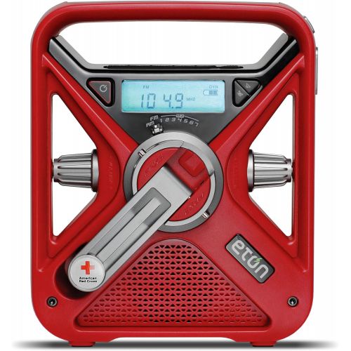  [아마존핫딜][아마존 핫딜] Eton American Red Cross Emergency NOAA Weather Radio with USB Smartphone Charger, LED Flashlight & Red Beacon