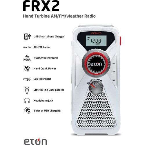  [아마존 핫딜] Eton Hand Turbine AM/FM/NOAA Weather Radio with USB Smartphone Charger and LED Flashlight