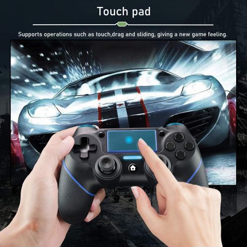  [아마존베스트]Etpark PS4 Wireless Controller for Playstation 4, Professional PS4 Gamepad,Touch Panel Joypad with Dual Vibration, Instantly Timely Manner to Share Joystick