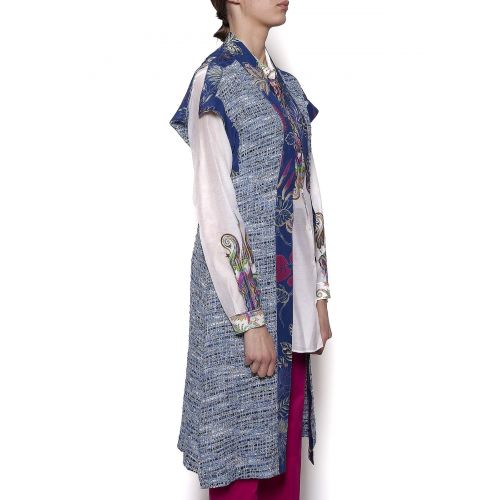  Etro Long open front waistcoat