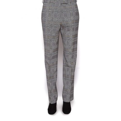 Etro Wool blend straight check trousers