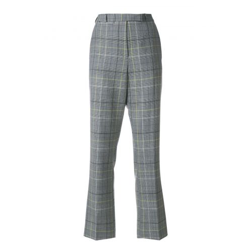  Etro Wool blend straight check trousers