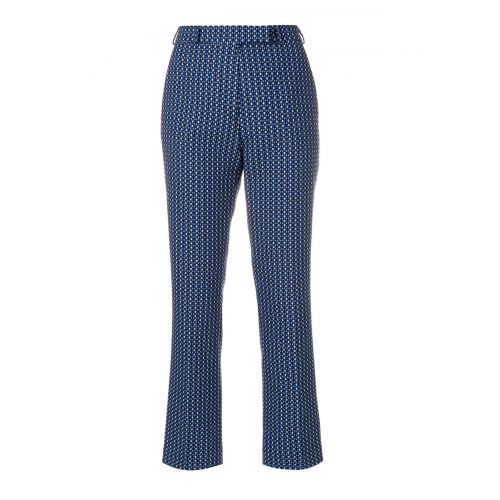  Etro Jacquard cotton straight trousers