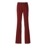 Etro Striped viscose fluid trousers