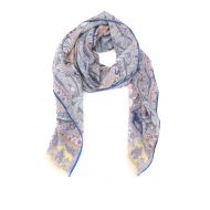 Etro Delhy patterned wool and silk scarf