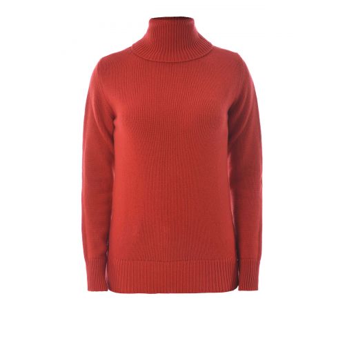  Etro Wool and cashmere orange turtleneck