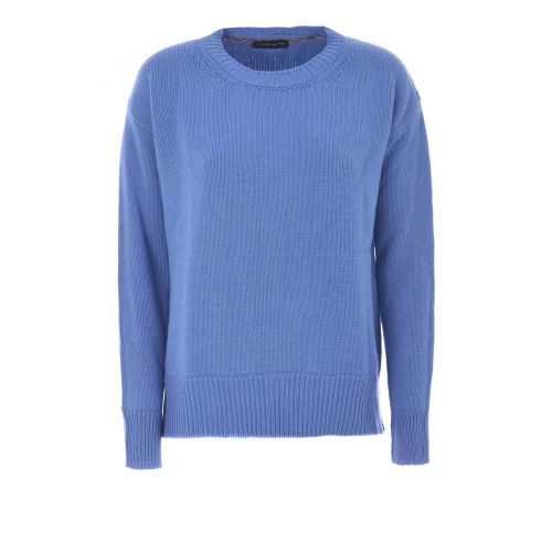  Etro Wool and cashmere blue crewneck
