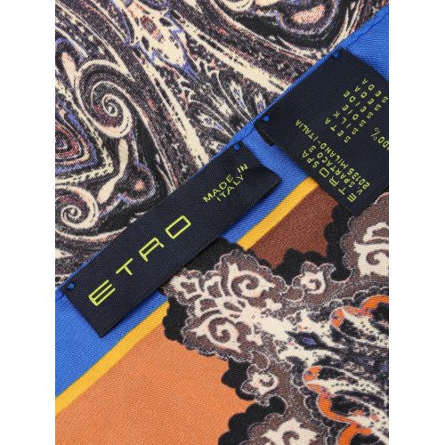  Etro Printed silk pochette