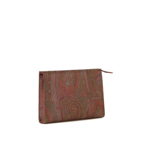  Etro Paisley small zipped clutch