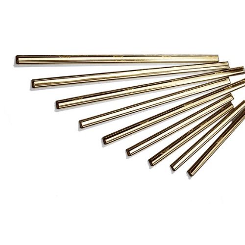  Ettore 1152 Master Brass Clipped Channel with Rubber, 22 Inch Width (Pack of 12)