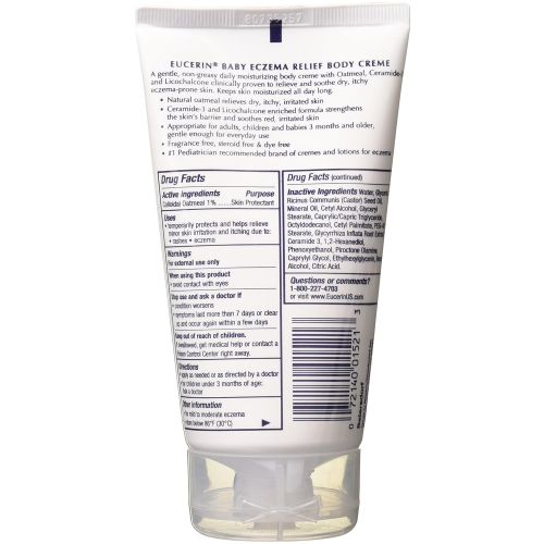  Eucerin Ecxema Bby Rlf Bd Size 5z Eucerin Baby Eczema Relief Body Creme 5z (Pack of 3)