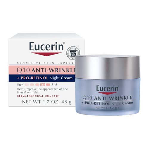  [무료배송]Eucerin Q10 Anti Wrinkle Day Face Cream + Night Cream | 1.7 Oz (2 Pack)