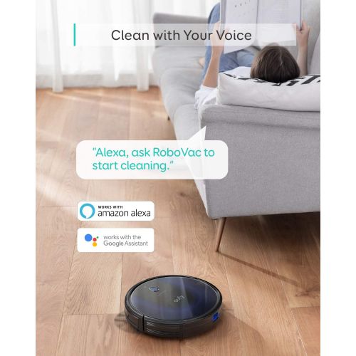  [아마존핫딜][아마존 핫딜] Eufy eufy BoostIQ RoboVac 15C MAX, Wi-Fi Connected, Super-Thin, 2000Pa Suction, Quiet, Self-Charging Robotic Vacuum Cleaner, Cleans Hard Floors to Medium-Pile Carpets, Black