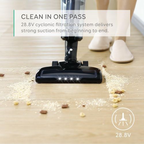  [아마존 핫딜] Eufy eufy HomeVac Lightweight Cordless Upright-Style Vacuum Cleaner, 28.8V 2200 mAh Li-ion Battery Powered Rechargeable Bagless Stick and Vacuum with Wall Mount - Black