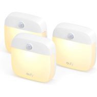 [아마존 핫딜] Eufy eufy Lumi Stick-On Night Light, 2nd Generation Warm White LED, Motion Sensor, Bedroom, Bathroom, Kitchen, Hallway, Stairs, Energy Efficient, Compact, 3-Pack.