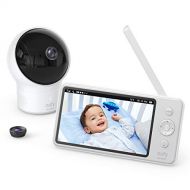 [아마존베스트]Eufy Video Baby Monitor, eufy Security Video Baby Monitor, 720p HD Resolution, Ideal for New Moms, 5 inch LCD Display, 110° Wide-Angle Lens Included, Night Vision, Day-Long Battery