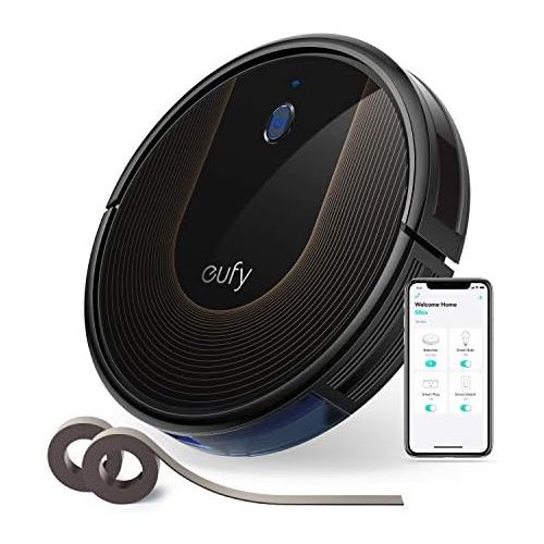  eufy [BoostIQ] RoboVac 30C, Robot Vacuum Cleaner, Wi-Fi, Super-Thin, 1500Pa Suction, Boundary Strips Included, Quiet, Self-Charging Robotic Vacuum Cleaner, Cleans Hard Floors to Me