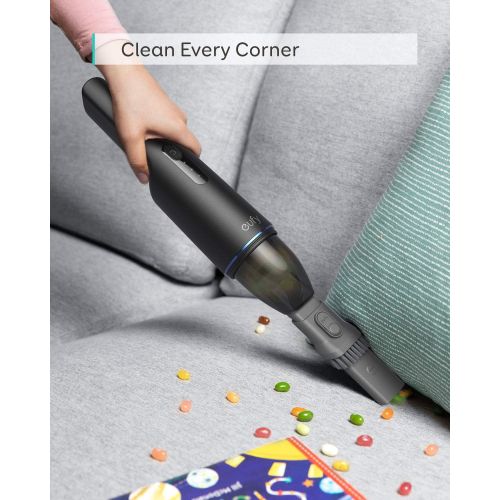  eufy by Anker, HomeVac H11, Cordless Handheld Vacuum Cleaner, Ultra-Lightweight 1.2lbs, 5500Pa Suction Power, USB Charging, for Home Cleaning