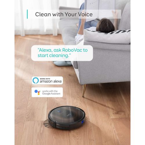  eufy BoostIQ RoboVac 30C MAX, Wi-Fi, Super-Thin, 2000Pa Suction, Boundary Strips Included, Quiet, Self-Charging Robotic Vacuum Cleaner, Cleans Hard Floors to Medium-Pile, Black