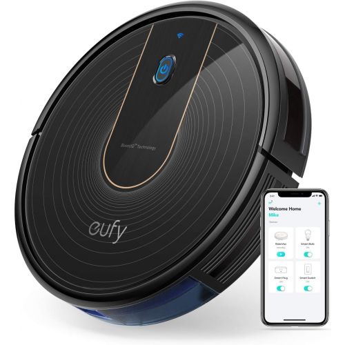  eufy by Anker RoboVac 15C Saugroboter [BoostIQ] mit WLAN Funktion, extrem flaches Design, 1300Pa Saugkraft, Gerauscharmer Betrieb, Selbstaufladender Staubsaugerroboter, fuer Hartboed