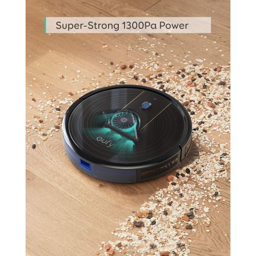  eufy by Anker RoboVac 15C Saugroboter [BoostIQ] mit WLAN Funktion, extrem flaches Design, 1300Pa Saugkraft, Gerauscharmer Betrieb, Selbstaufladender Staubsaugerroboter, fuer Hartboed