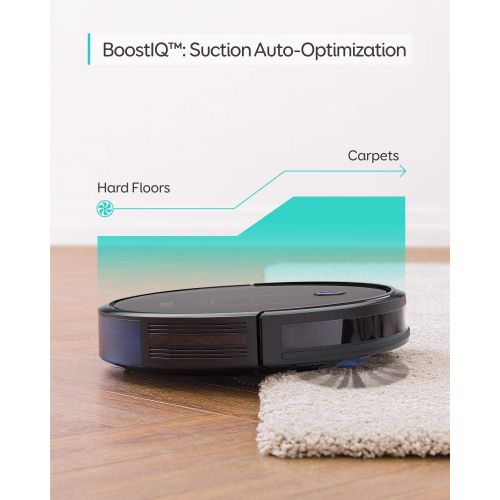  eufy by Anker, BoostIQ RoboVac 12, Robot Vacuum Cleaner, Upgraded, Super-Thin, 1500Pa Strong Suction, Quiet, Self-Charging Robotic Vacuum Cleaner, Cleans Hard Floors to Medium-Pile