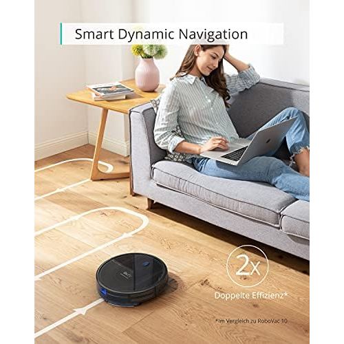  [아마존베스트]eufy RoboVac G10 Hybrid Robot Vacuum Cleaner, Black