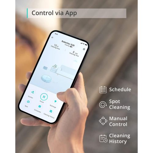  eufy by Anker, RoboVac G30, Robot Vacuum with Smart Dynamic Navigation 2.0, 2000 Pa Strong Suction, Wi-Fi, Compatible with Alexa, Carpets and Hard Floors, Ideal for Pet Owners