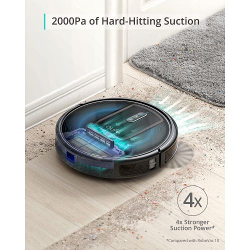  eufy by Anker, RoboVac G30, Robot Vacuum with Smart Dynamic Navigation 2.0, 2000 Pa Strong Suction, Wi-Fi, Compatible with Alexa, Carpets and Hard Floors, Ideal for Pet Owners