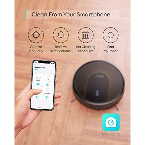  Eufy eufy [BoostIQ] RoboVac 30C, Wi-Fi, Upgraded, Super-Thin, 1500Pa Strong Suction, 13 ft Boundary Strips Included, Quiet, Self-Charging Robotic Vacuum Cleaner, Cleans Hard Floors to M